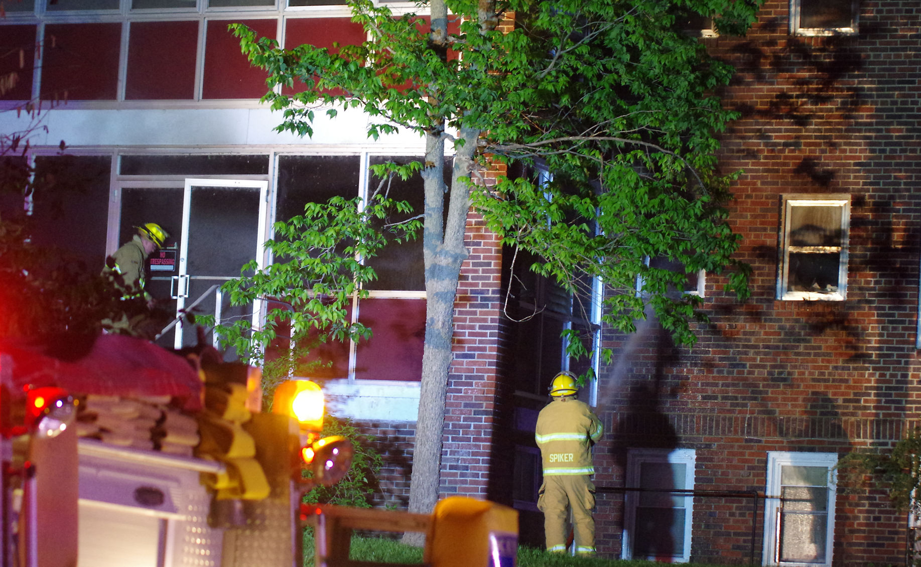 Fire Breaks Out at old Genn Hospital Building